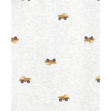 Lot de 5 bodys manches courtes bébé garçon - Chantier