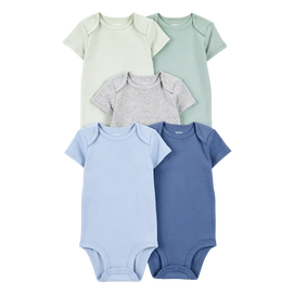 Lot de 5 bodys manches courtes bébé garçon