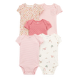 Lot de 5 bodys lapin fleuri bébé fille - Coton