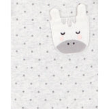 Lot de 5 bodys manches courtes bébé fille - Animaux