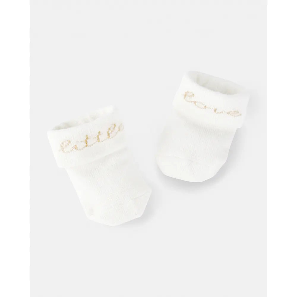 Lot de 2 paires de chaussons bébé - Poussin