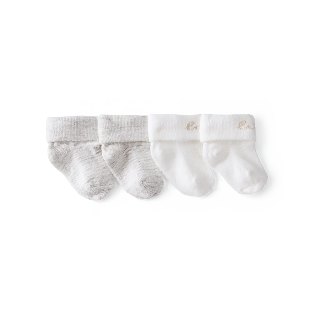 Lot de 2 paires de chaussons bébé - Poussin