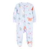 Pyjama dors-bien zippé papillon bébé fille - Coton