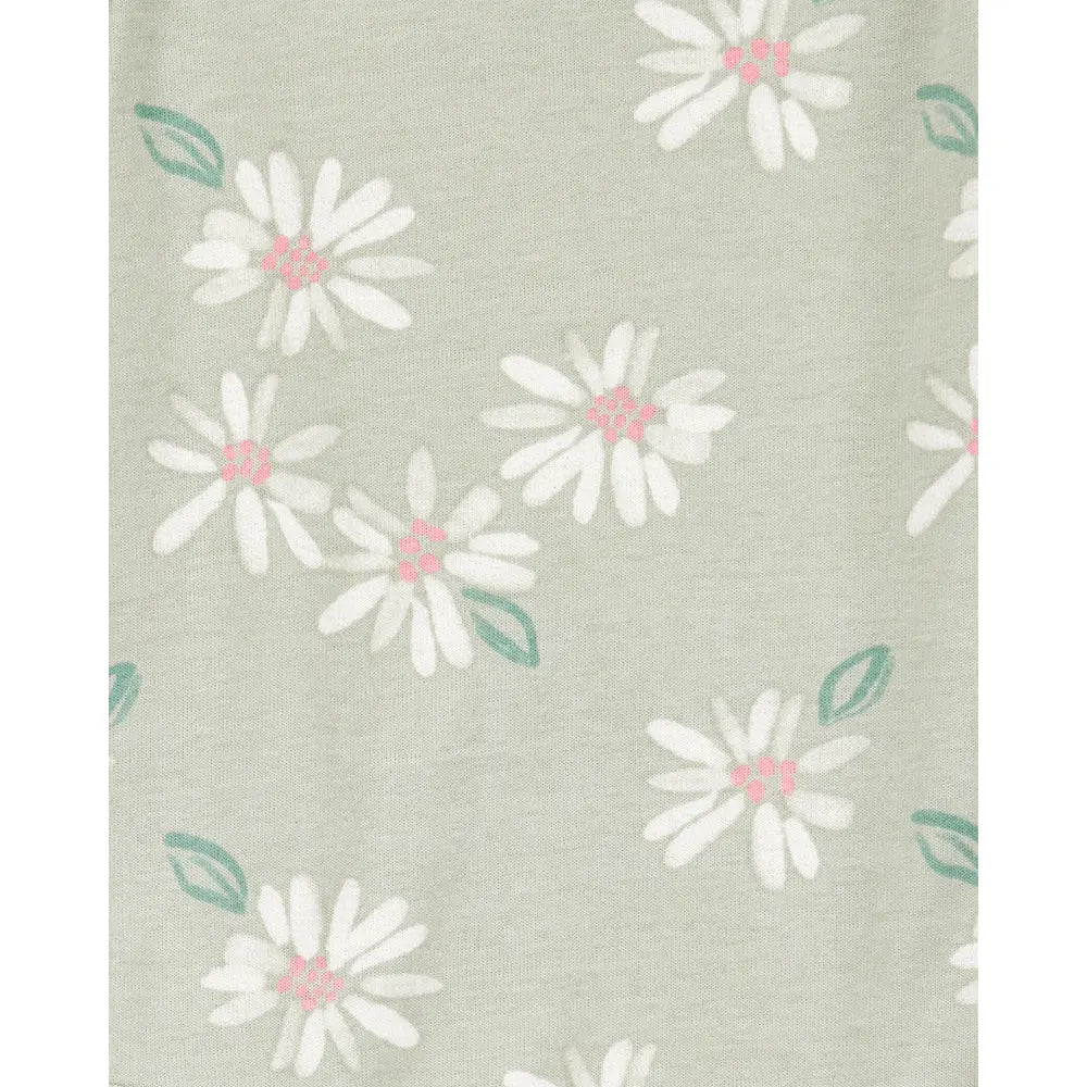 Ensemble 3 pièces cœur pour bébé fille - Coton