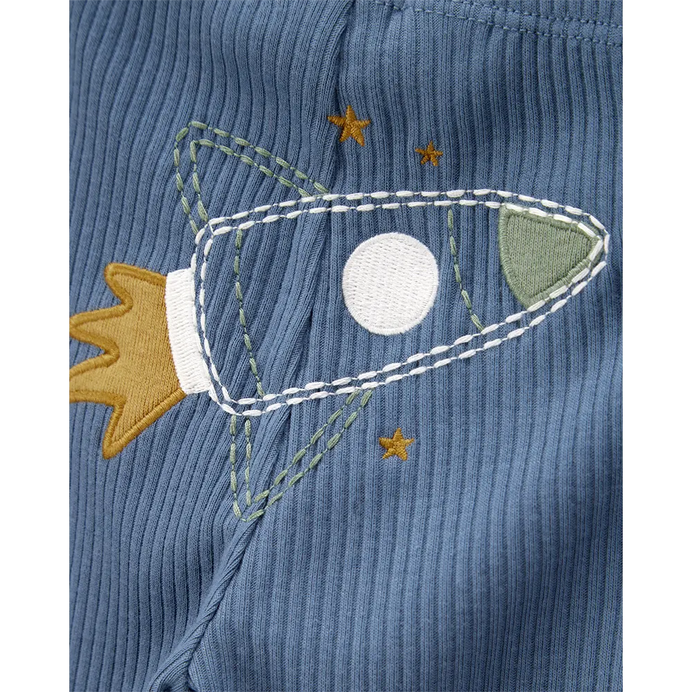 Ensemble 3 pièces fusée pour bébé garçon