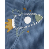 Ensemble 3 pièces fusée pour bébé garçon