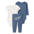 Ensemble 3 pièces fusée pour bébé garçon