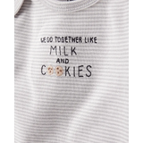 Ensemble 3 pièces lait et biscuits bébé - Coton