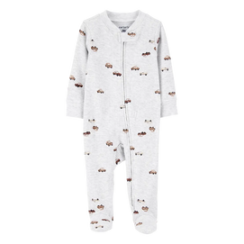 Pyjama dors-bien zippé texturé voiture bébé garçon