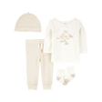 Ensemble 4 pièces nuage bébé - 100% Coton