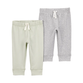 Lot de 2 pantalons jogger pour bébé - Neutre