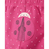 Ensemble 3 pièces coccinelle bébé fille - Coton