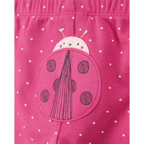 Ensemble 3 pièces coccinelle bébé fille - Coton