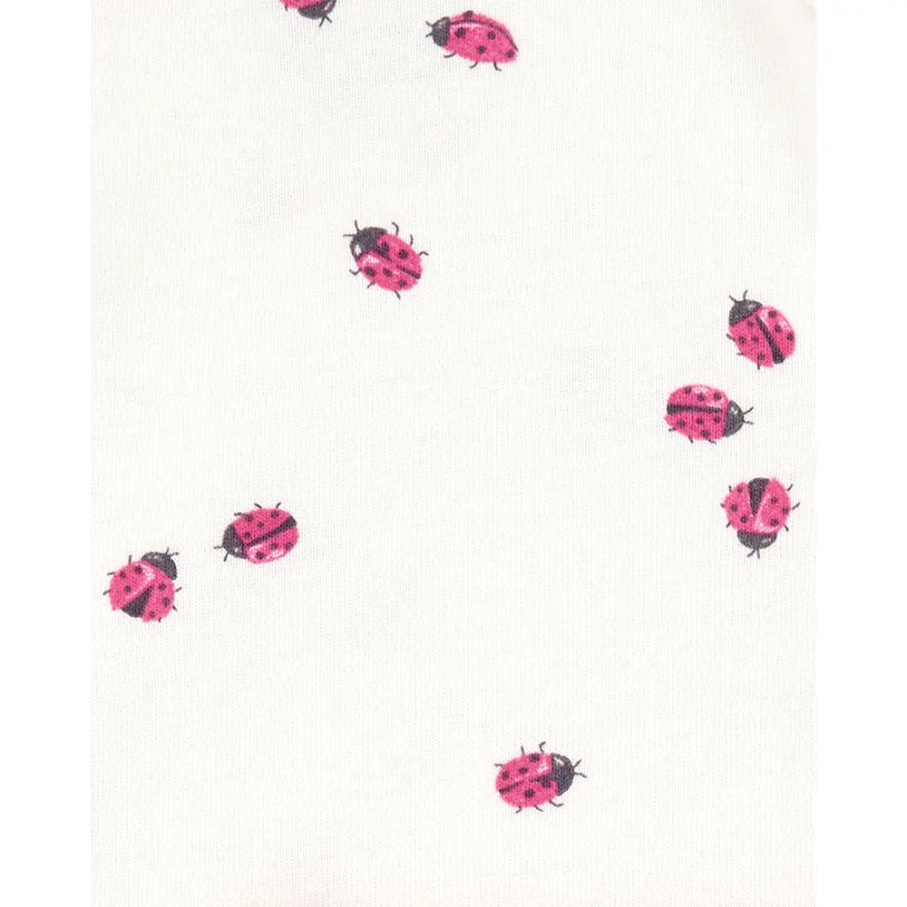 Ensemble 3 pièces coccinelle bébé fille - Coton