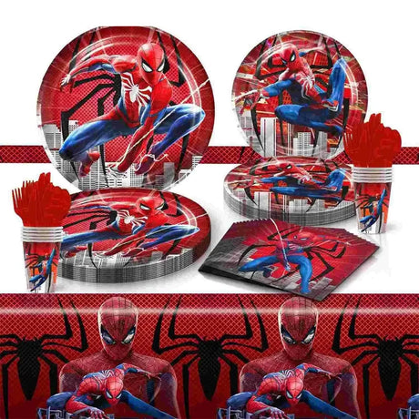 طقم عيد ميلاد 51 قطعة - سبايدرمان