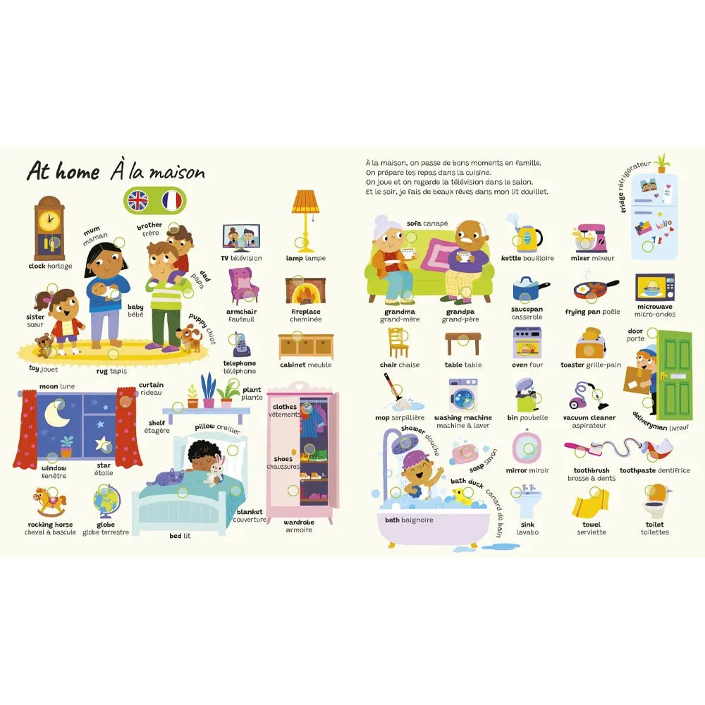 Mi primer audiolibro bilingüe 350 palabras inglés/francés