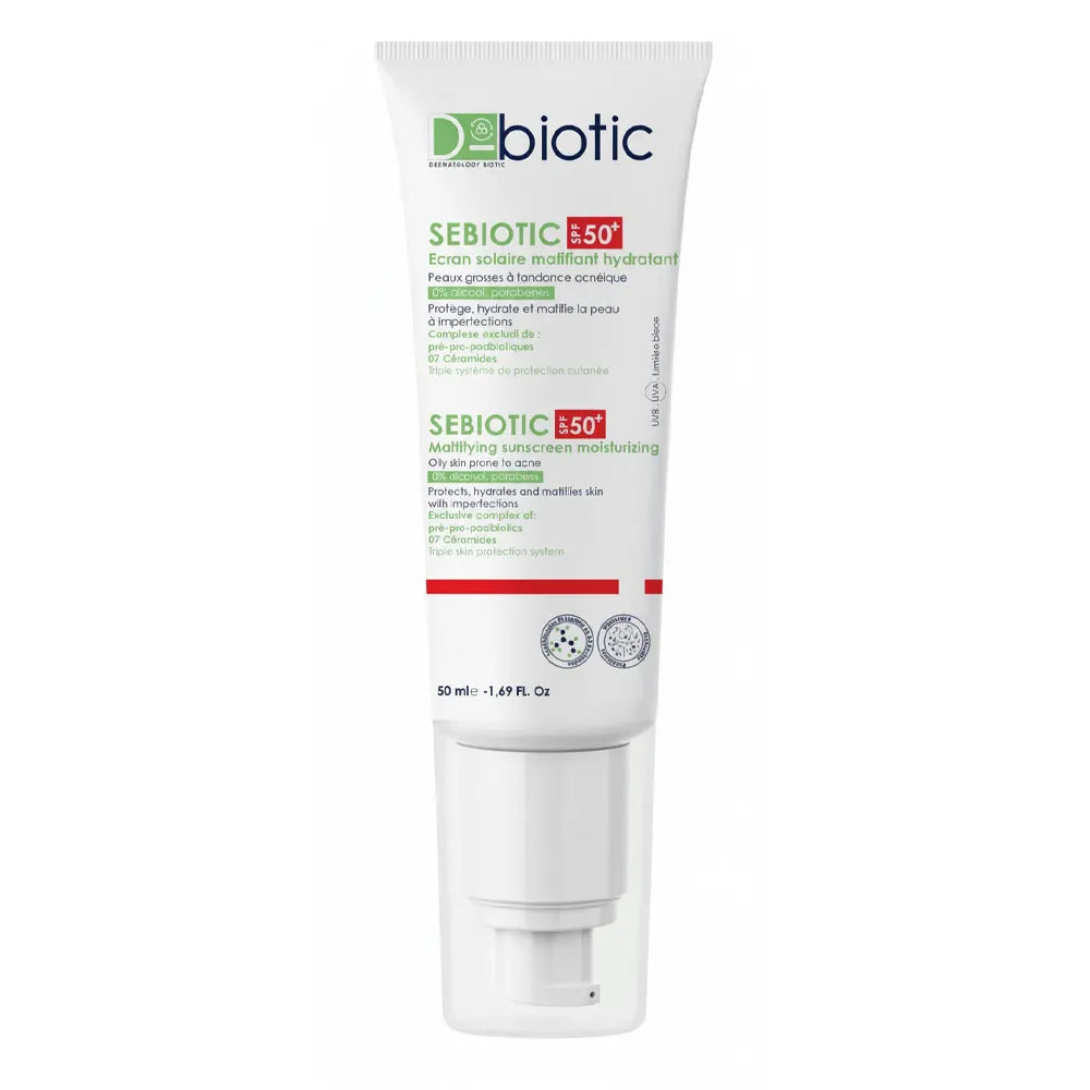 D-Biotic Sebiotic Écran Solaire Matifiant SPF50+ - 50ml