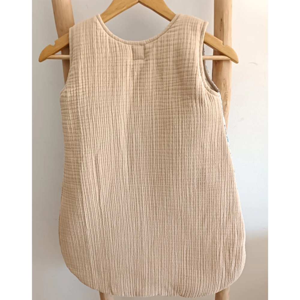 Baby Bulle Gigoteuse Pour Bébé - Fleuri Bleu & Beige – TOG 2,5