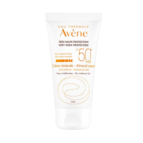 Eau Thermale Avène Mineral Sunscreen Cream Spf 50+ - 50ml