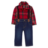 Carter's Baby 3-Piece Set - Red Plaid