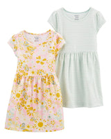 Lot De 2 Robes En Coton Carter's - Multi