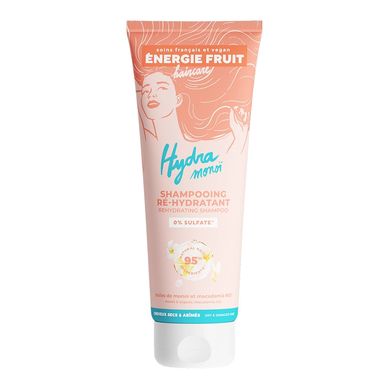 Énergie Fruit Shampoing Hydratant Monoï & Huile de Macadamia Sans Sulfate - 250ml
