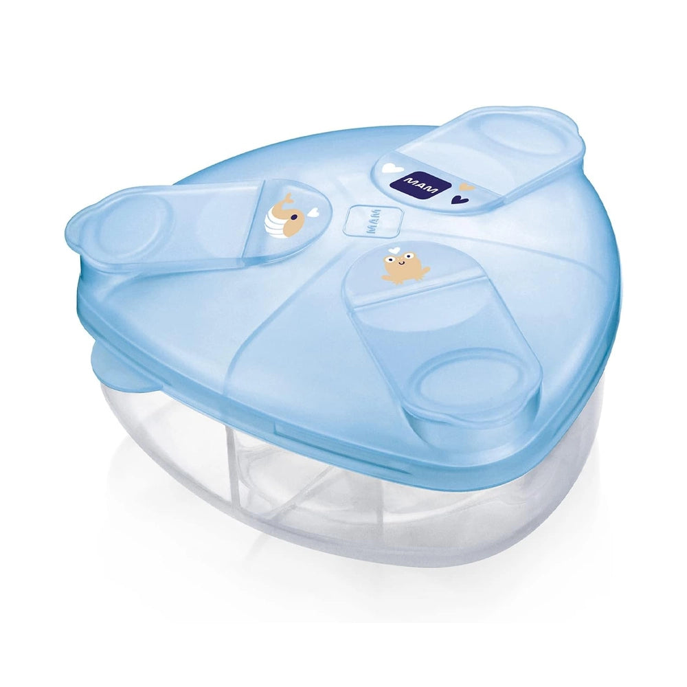 Offer: MAM Easy Start Anti-Colic Baby Bottle + Milk Powder Dispenser = Free MAM Easy Active Baby Bottle!
