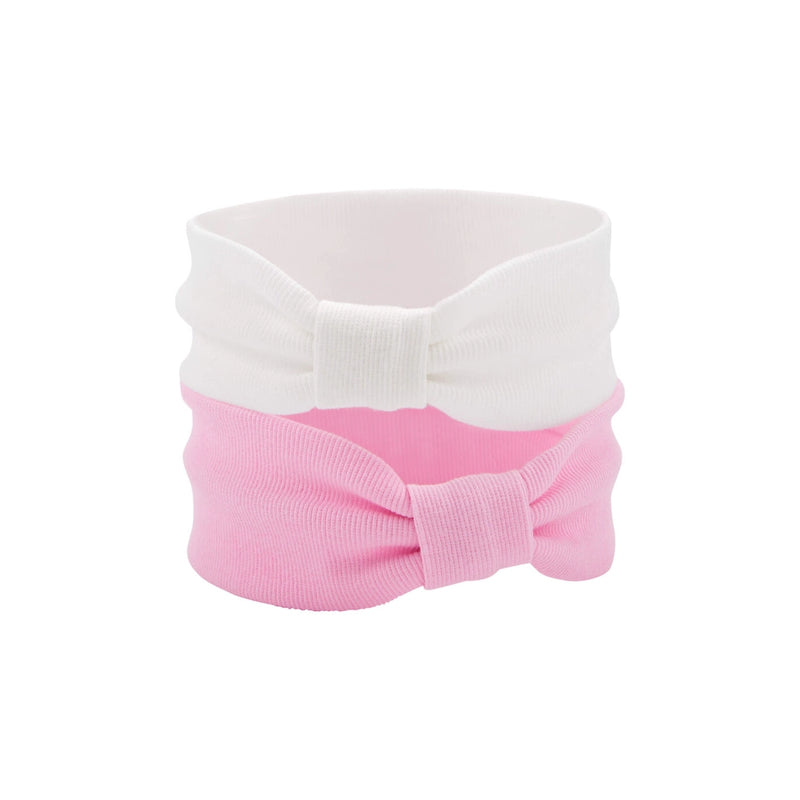 Set of 2 Carter's Hairbands - White & Pink