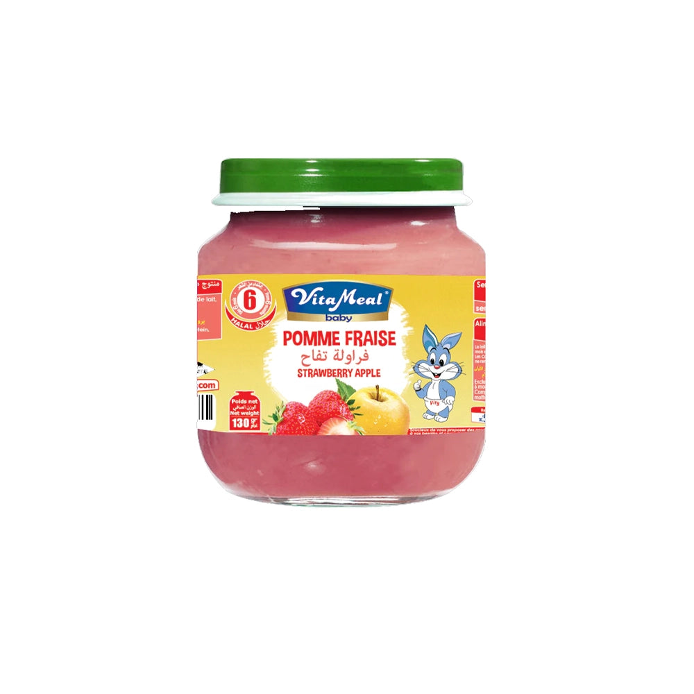Vitameal Pot Pomme Fraise 120g