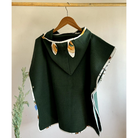 Baby Bulle Ponchos de Bain Double - Vert