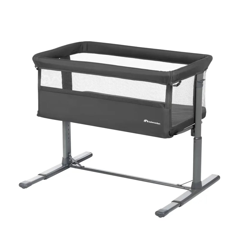 مهد النوم الملاصق Bébé Confort Zina 2 في 1 باللون Mineral Graphite