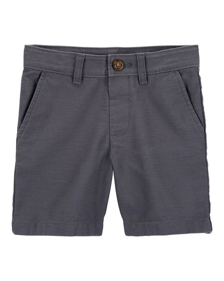 Short à Devant Plat Bébé Carter's - Gris