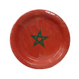 Pack de 10 Grandes Assiettes au Design Marocain