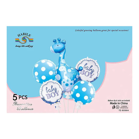 Pack de 5 Ballons - Baby Boy