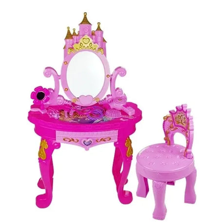 Coiffeuse Rose Ensemble Complet pour Petite Princesse - 3A+