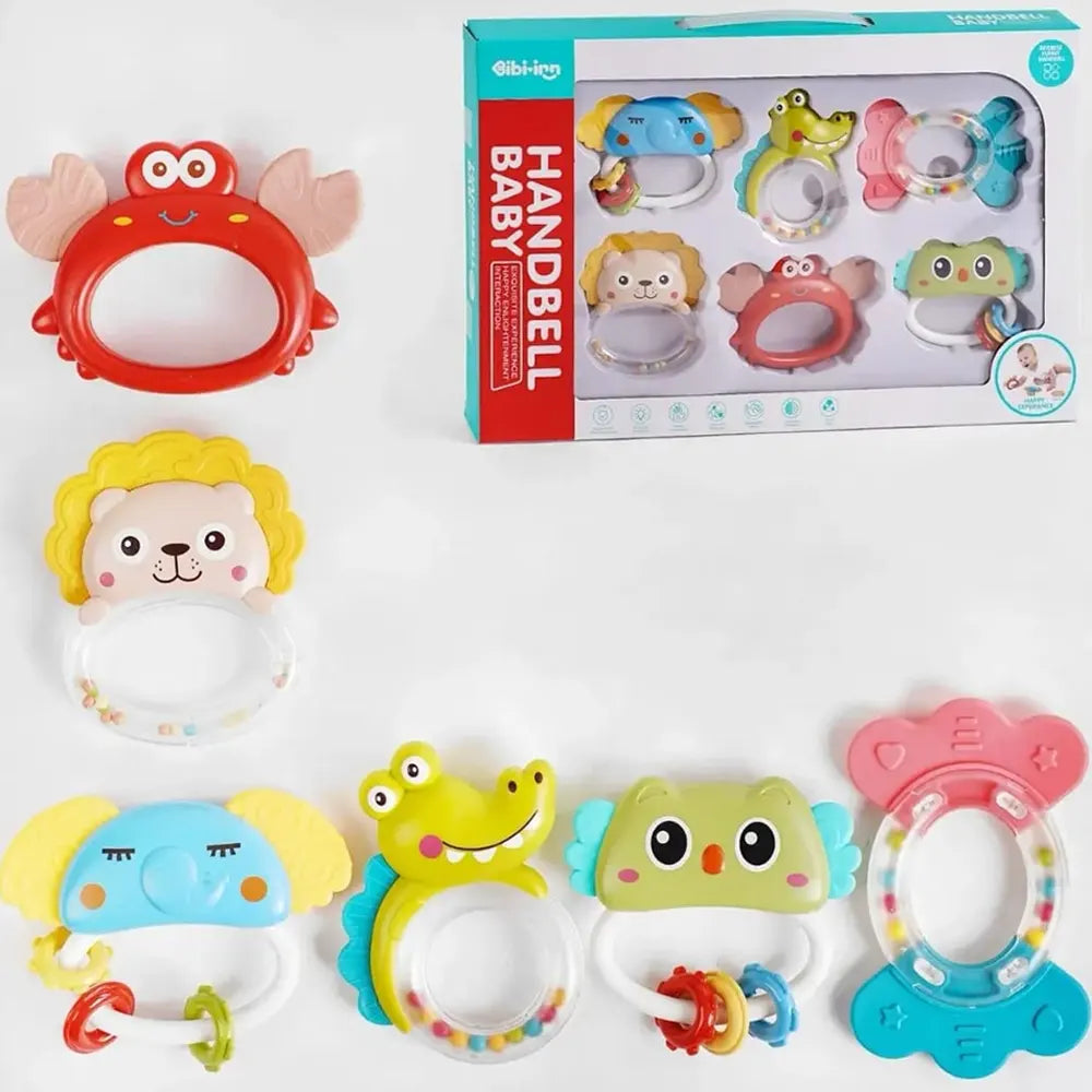 Ensemble de Hochets Colorés avec Clochettes