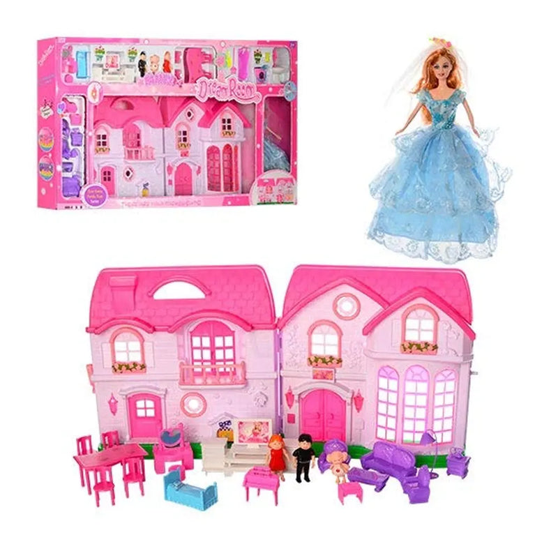 Dream Room Luxury Villa with Doll and Accessories - 3Y+