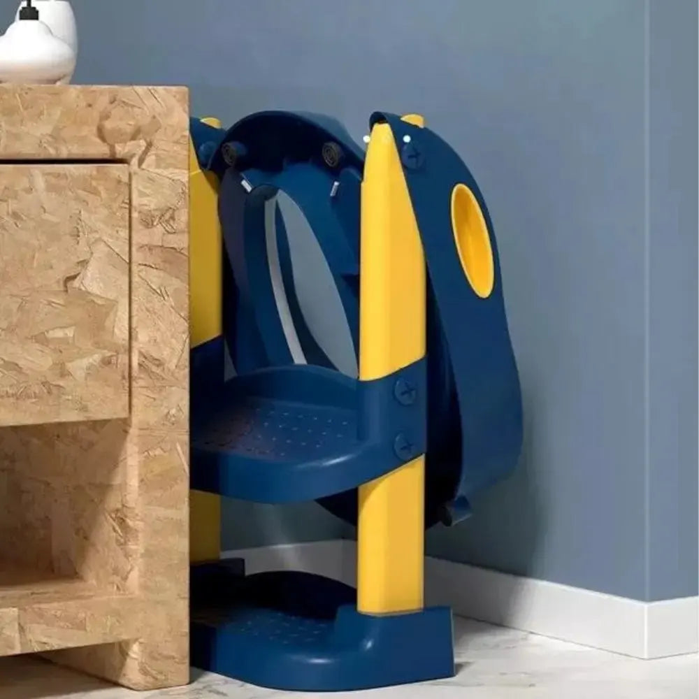 Réducteur de Toilette Pliable avec Échelle – 3A+