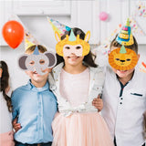 Lot de 8 Masques en Papier - Wild