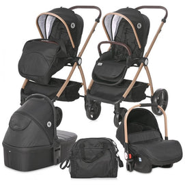 Lorelli Poussette Pack Trio Infinity 3 en 1 - Noir Diamant