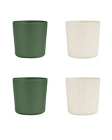 Set de 4 Gobelets Biosourcées Citron - Vert & Crème