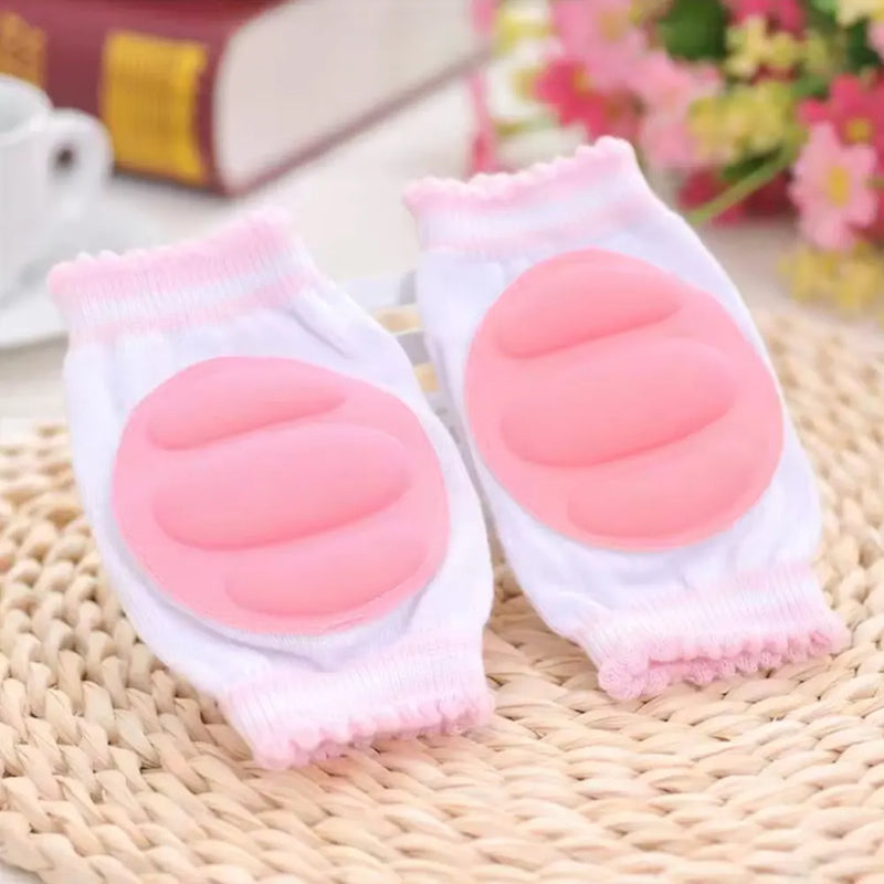 Protector de rodilla antideslizante para bebé - Rosa