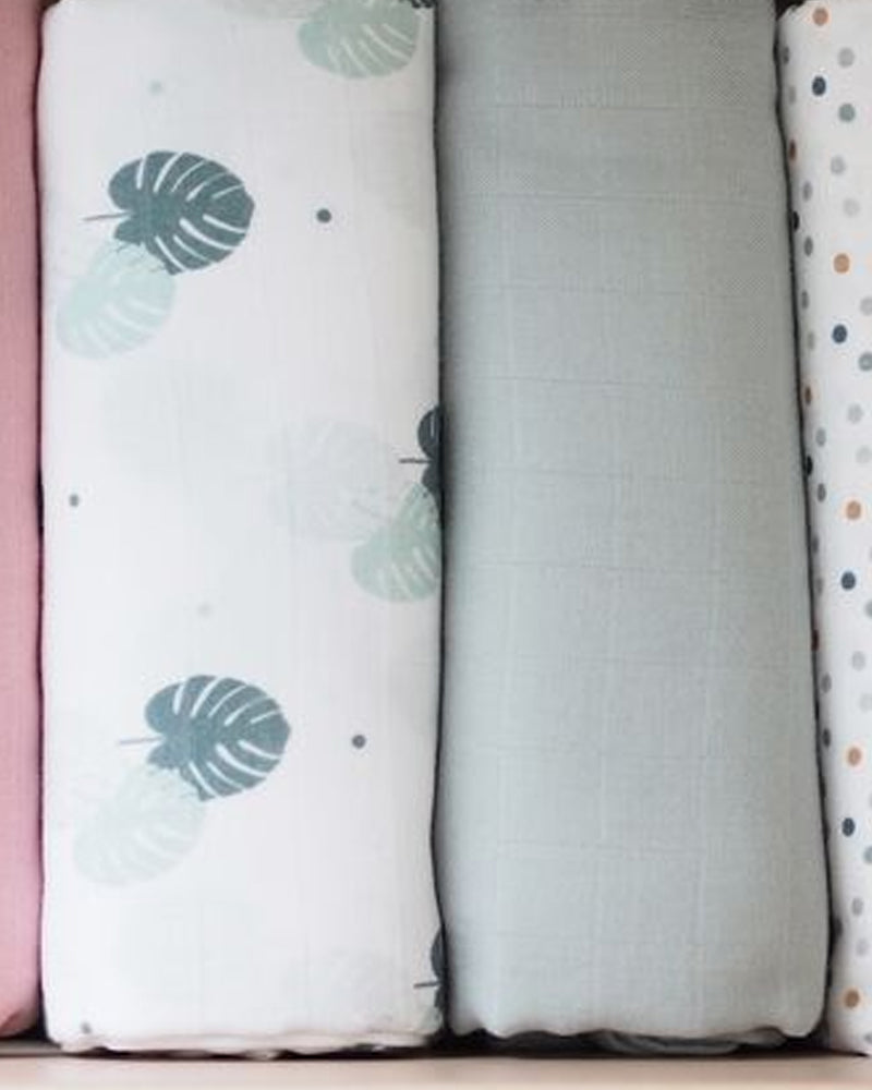 Béaba Set of 2 XXL Cotton Swaddles - Mirage