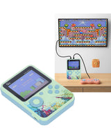 وحدة تحكم ألعاب صغيرة محمولة بشاشة إل سي دي - زهري