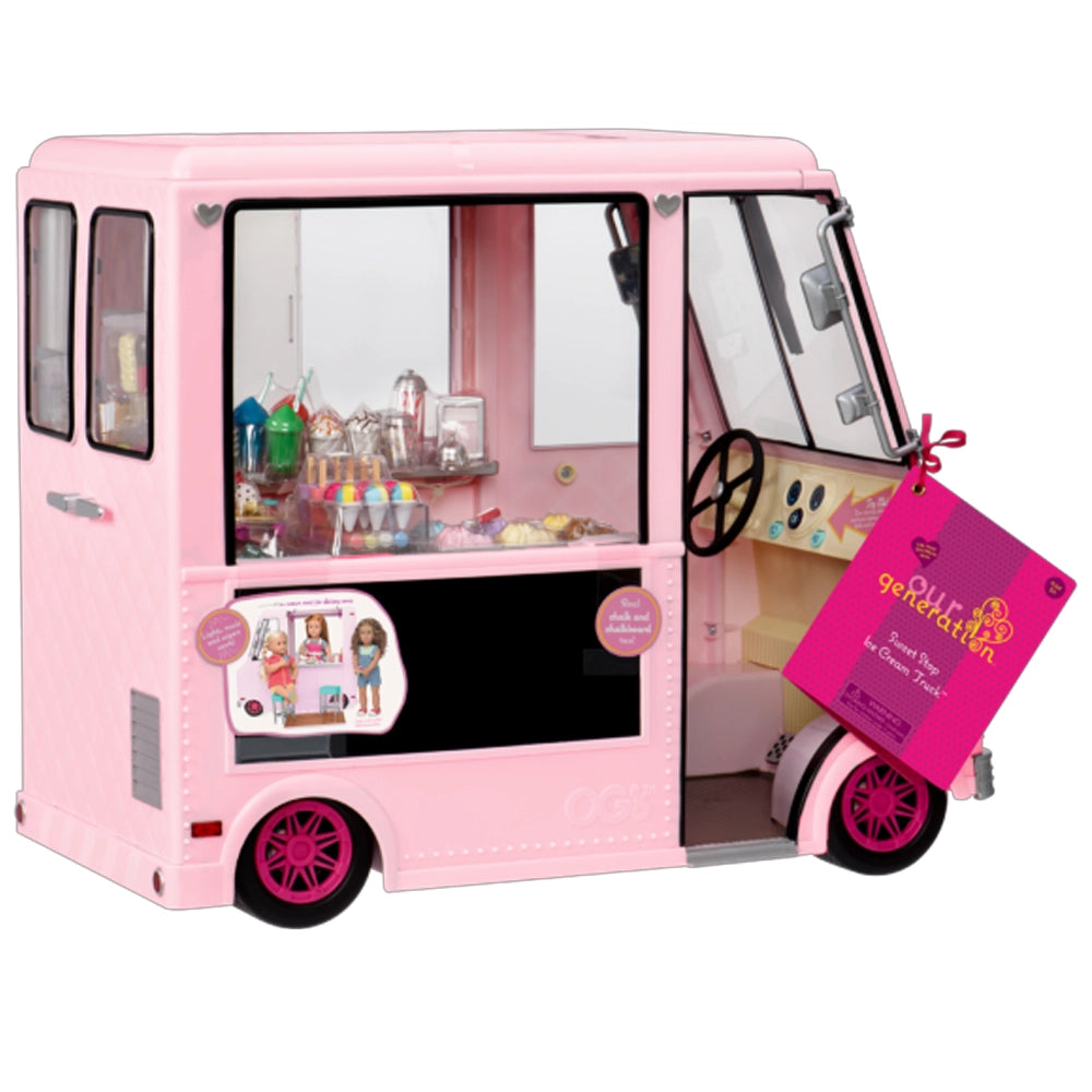 Our Generation Ice Cream Truck for 18 inch Dolls 3Y Sweet Stop Pink Wlidaty Morocco 1 E Commerce Site for Kids Clothing Toys Books Baby Gear Strollers Baby Registries Gifts and
