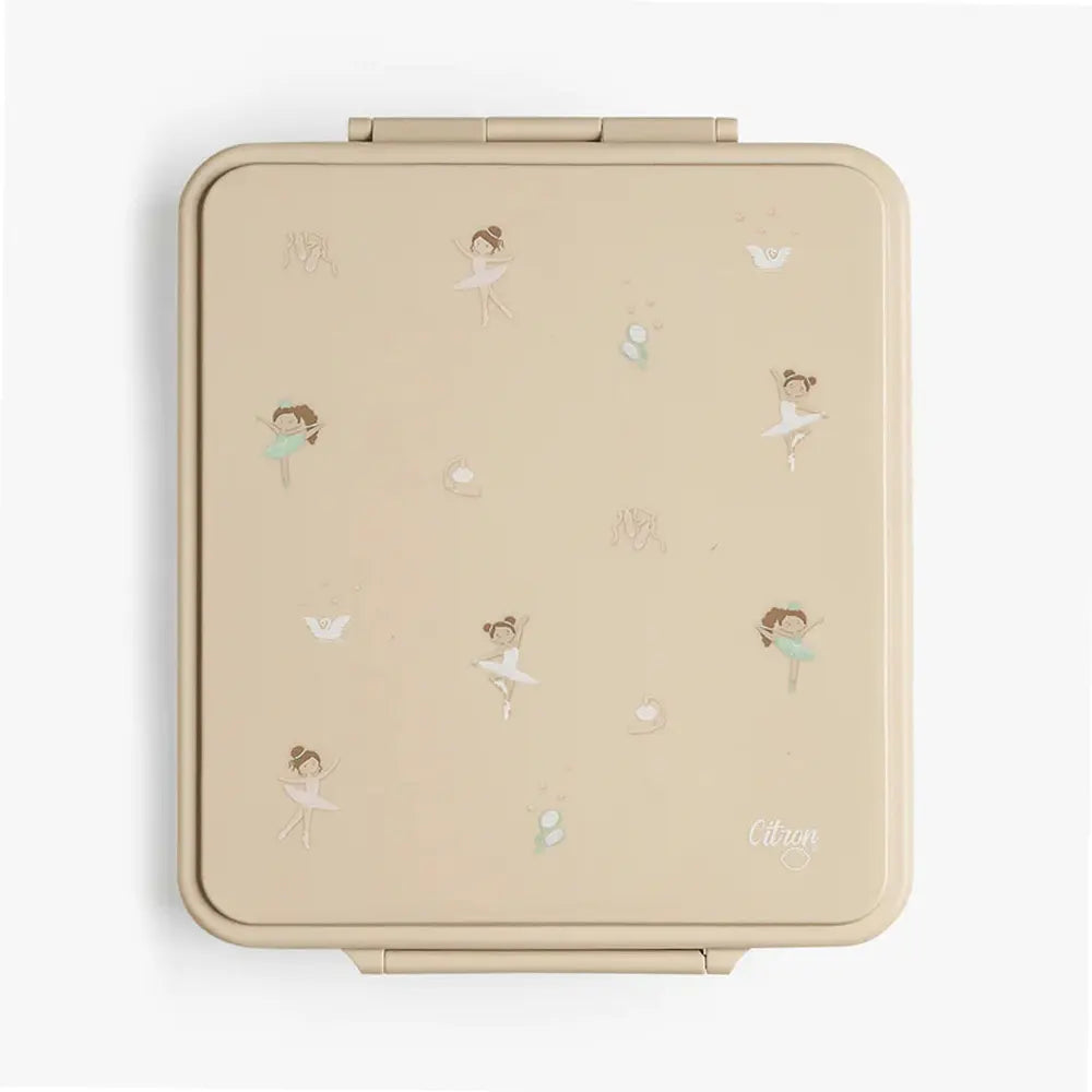 Grand Lunchbox avec Pot Alimentaire Isotherme Citron - Ballerina