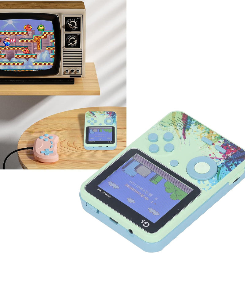 Mini Retro Pocket Game Console LCD Screen - Pink