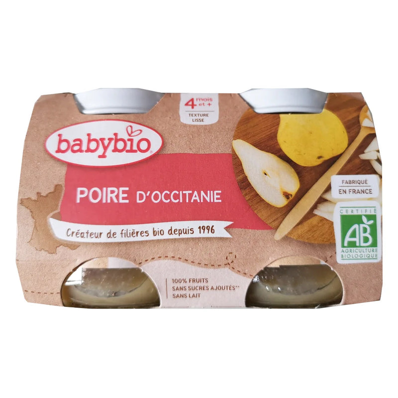 Babybio Petit Pot Pear of Provence 2x130g