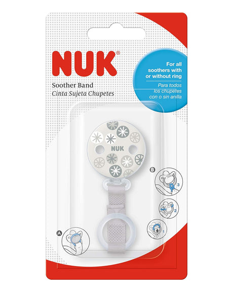 Attache Sucette Ruban NUK - Beige