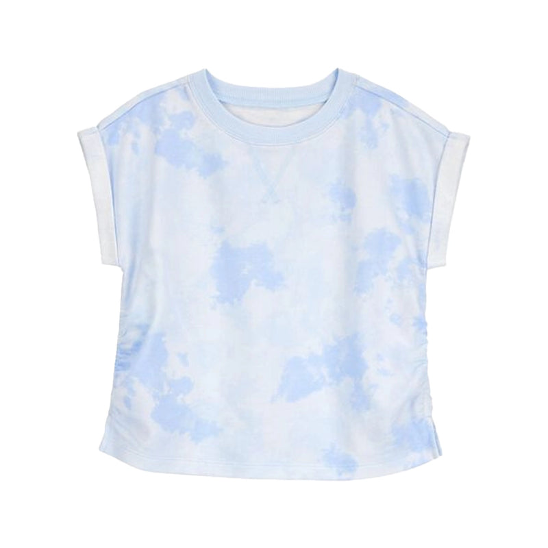 OshKosh Girl's Fitted Cloud Dye T-shirt - Blue